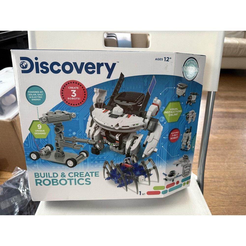 Discovery Toy, Build and Create Robotics, Create 3 Robots - New